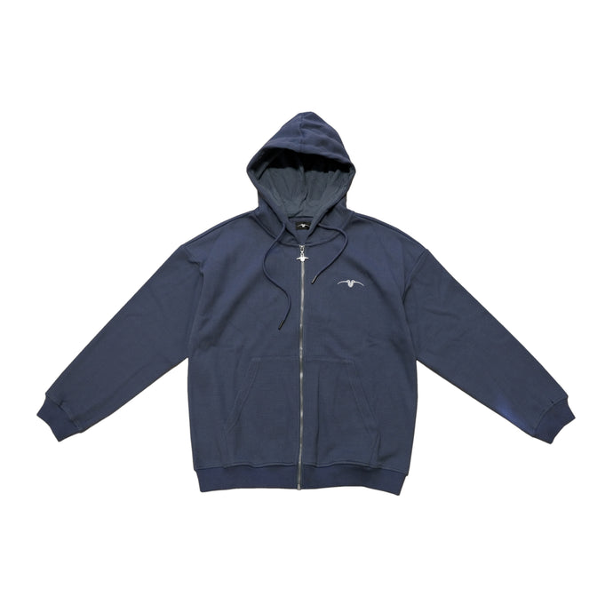 Minispov Zip-Hoodie Dusty Blue
