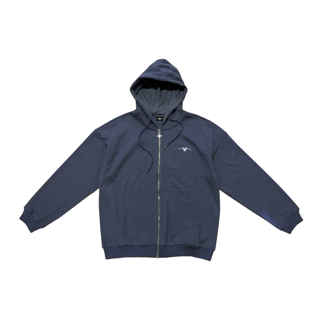 Minispov Zip-Hoodie Dusty Blue