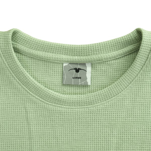 Minispov Waffle Tee Pistachio