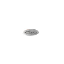 Cleo enamel pin, 45 mm wide