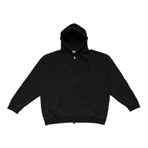 Minispov Stone Washed Double Zip-Hoodie
