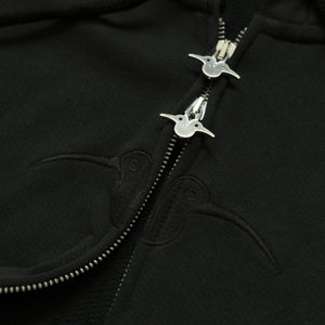 Minispov Stone Washed Double Zip-Hoodie