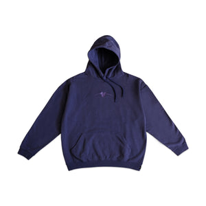 Minispov Purple Acid Wash Hoodie