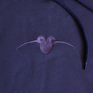 Minispov Purple Acid Wash Hoodie