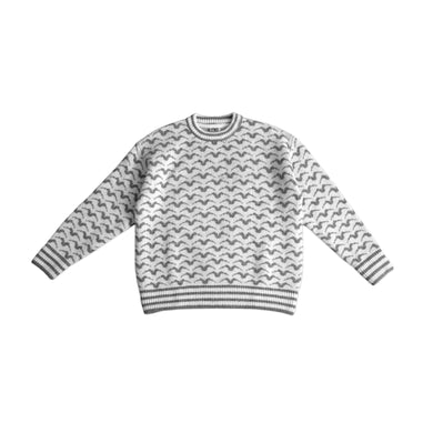 Minispov Knitted Sweater Grey