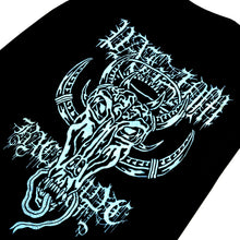 Random Bastards hoodie horned skull back print detail
