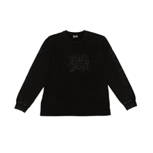 Trainspotters Black On Black Longsleeve, front view