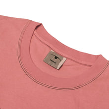 Trainspotters Pink Tee collar and woven neck label