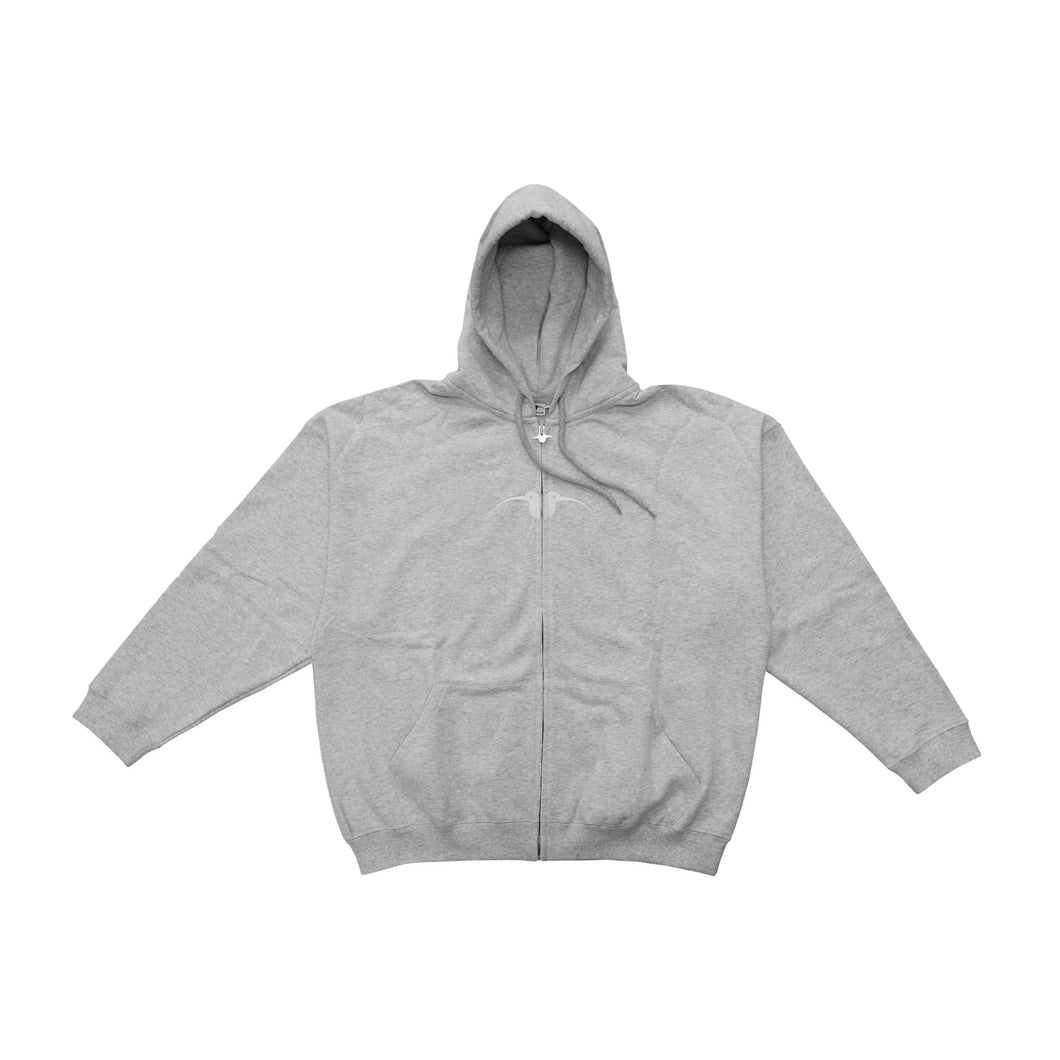 Minispov Heather Zip-Hoodie