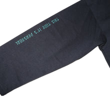 Fricky Aqua Aura Black Hoodie